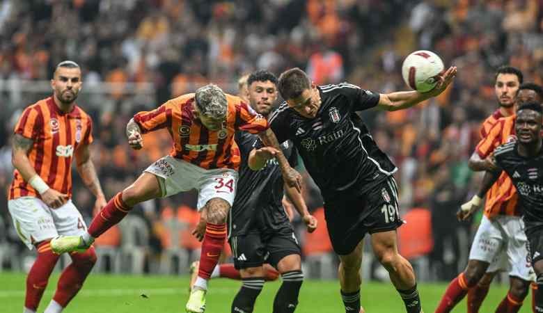 Galatasaray 10 kişi kalan Beşiktaş'ı 2-1 yendi