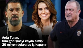 Arda Turan, tüm görüşmeyi kayda almış: Fatih Terim dahil fona para yatırıanların tamamı ses kaydında