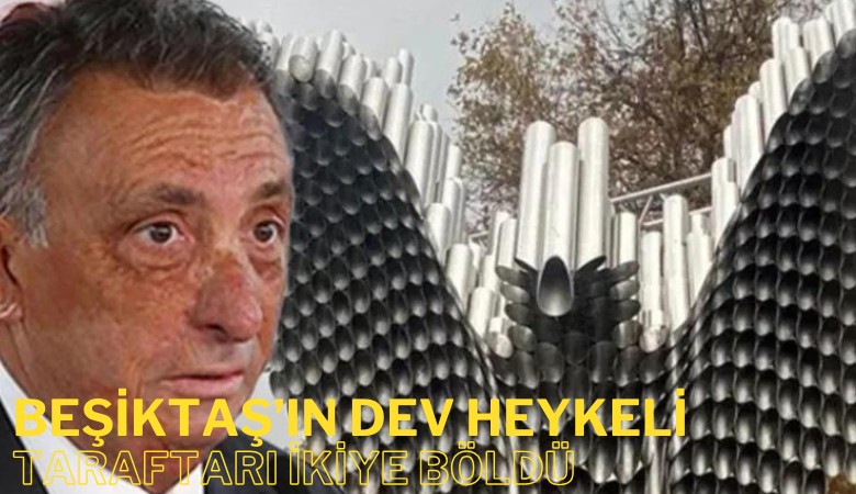 Beşiktaş'ın dev 'Kartal' heykeli taraftarı ikiye böldü
