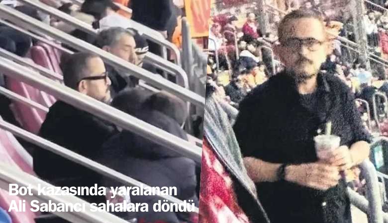 Bot kazasında yaralanan Ali Sabancı sahalara döndü