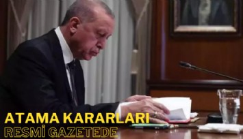 Bürokraside atama kararları Resmi Gazete'de