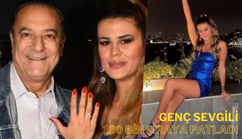 Genç sevgili Mehmet Ali Erbil'e 180 Bin liraya patladı