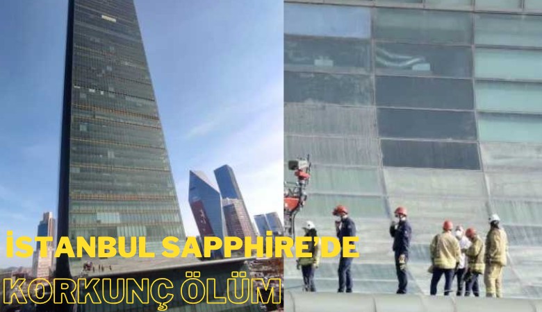 56 İstanbul Sapphire'in terasından erkek düştü, cesedi 2 gün sonra bulundu