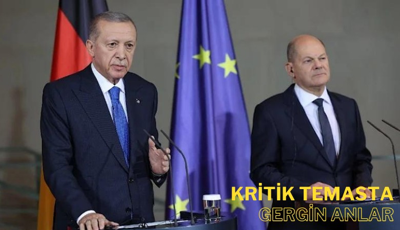Kritik temasta gergin anlar! Erdoğan Alman muhabiri tersledi: Bizi bununla tehdit etmeyin
