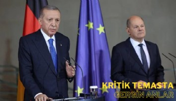Kritik temasta gergin anlar! Erdoğan Alman muhabiri tersledi: Bizi bununla tehdit etmeyin