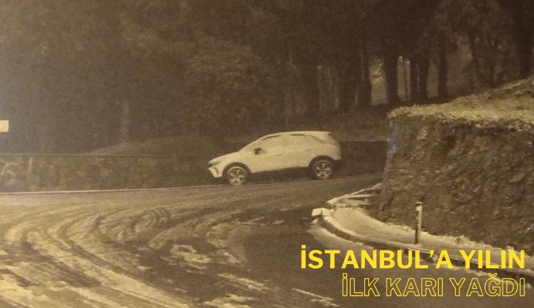 Meteoroloji uyarmıştı: İstanbul'a yılın ilk karı yağdı