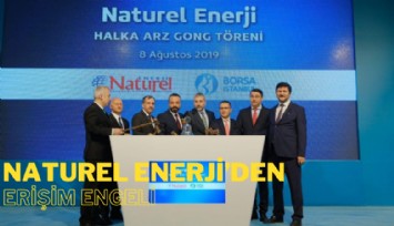 Naturel Enerji'den SPK bültenini haber yapan sitelere erişim engeli