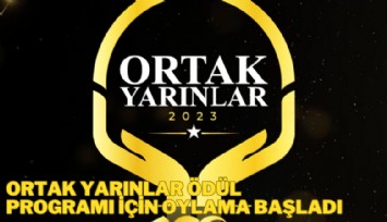 Ortak Yarınlar Ödül Programı için oylama süreci başladı