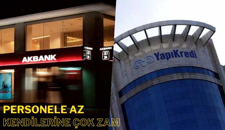 Personele az verip kendilerine zam yaptılar