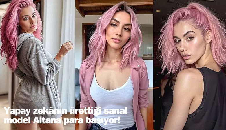 Sanal model Aitana para basıyor