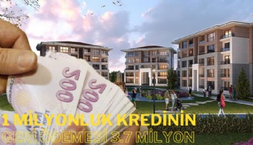 Yüzde 3 faizle 1 milyonluk kredinin aylık ödemesi ne kadar?