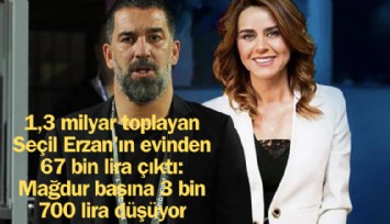 1.3 milyar TL toplayan Seçil Erzan'ın evinden 67 bin lira çıktı: Mağdur başına 3 bin 700 Lira
