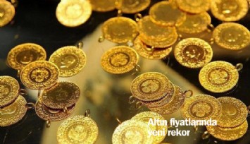 Altın fiyatlarında yeni rekor