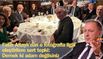 Fatih Altaylı'dan o fotoğrafla ilgili eleştirilere sert tepki:  Demek ki adam değilsiniz