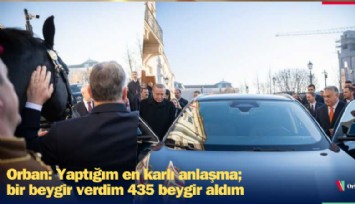 Orban: Yaptığım en karlı anlaşma; bir beygir verdim 435 beygir aldım