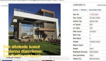 Sarı sitelerde konut ilanlarına düzenleme: Tek fiyatla satılacak