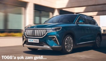 Togg'a şok zam geldi: İşte zamlı yeni fiyatlar