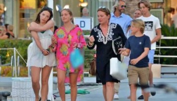 Carolina Koç ve kızları Paskalya tatili için Koç Ailesi'ne ait adaya gitti