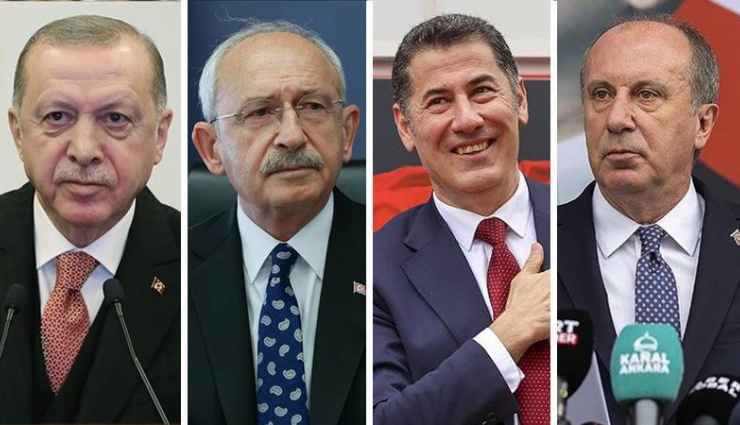 Cumhurbaşkanı adaylarının oy pusulasındaki sırası belli oldu