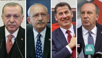 Cumhurbaşkanı adaylarının oy pusulasındaki sırası belli oldu