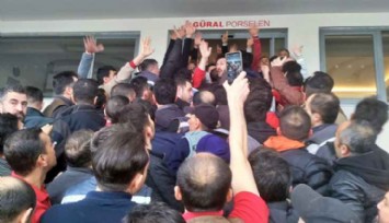 Kütahya'daki Güral Porselen işçileri iş bıraktı