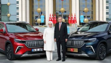 Togg'da ilk teslimat Cumhurbaşkanı Erdoğan ve eşine yapıldı