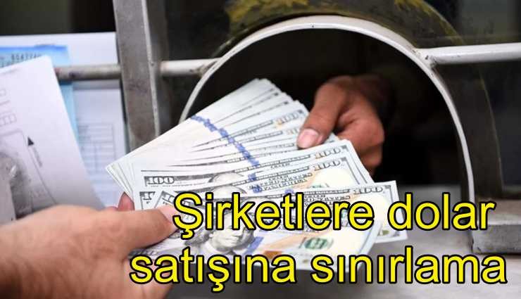 Bankalara sözlü talimat: Şirketlere döviz satışına sınırlama