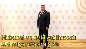 Hububat ve bakliyat ihracatı 3.8 milyar dolara çıktı: Irak zirvede
