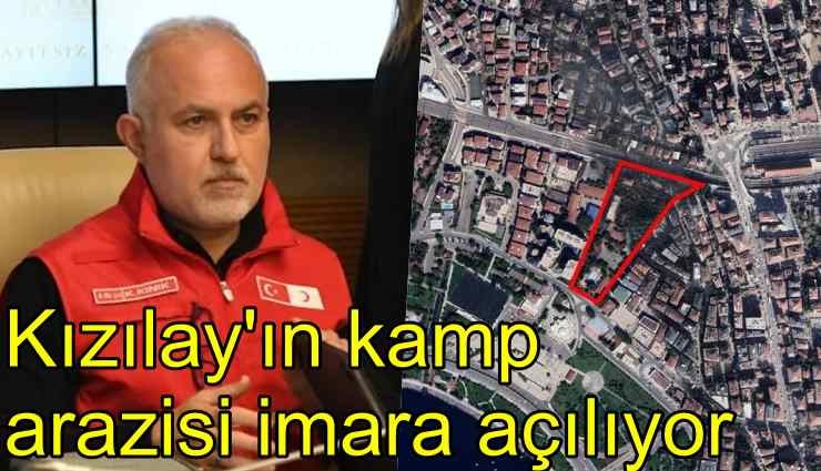 Kızılay'ın Pendik'teki kamp arazisi imara açılıyor