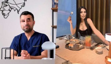 Ünlü fenomone estetikçi dayağı!