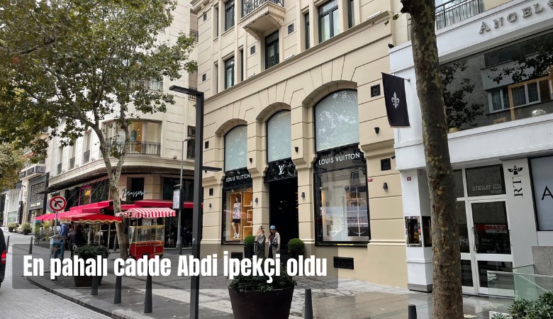 En pahalı cadde Abdi İpekçi oldu; metrekaresi 250 dolar