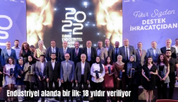 Endüstriyel alanda bir ilk: 18 yılda 520 projeye ödül verildi