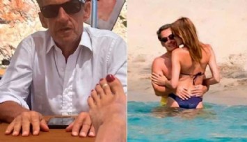 Eski cumhurbaşkanının tatil görüntüleri olay oldu