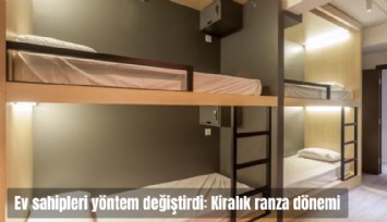 Ev sahipleri yöntem değiştirdi: Kiralık ranza dönemi