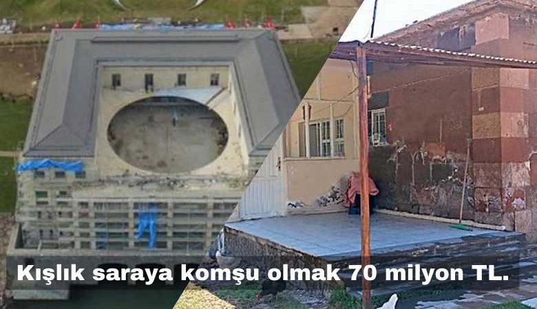 Kışlık saraya komşu olmak 70 milyon TL