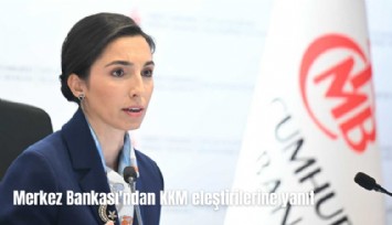 Merkez Bankası'ndan KKM eleştirilerine yanıt