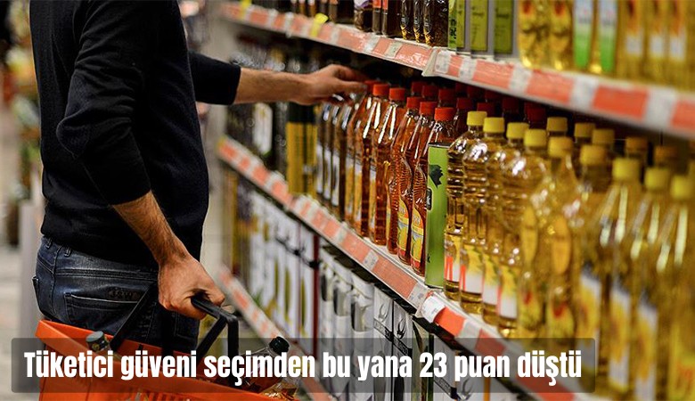 Tüketici güven endeksi seçimden bu yana 23 puan düştü