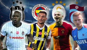 Dört büyüklerin transfer yarışı acı bitti