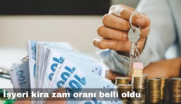 Eylül ayı iş yeri kira zam oranı belli oldu