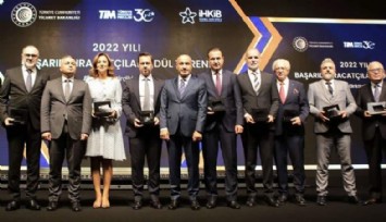 İhracat Şampiyonları ödül töreninde Taypa ve Tayeks'e ödül yağdı