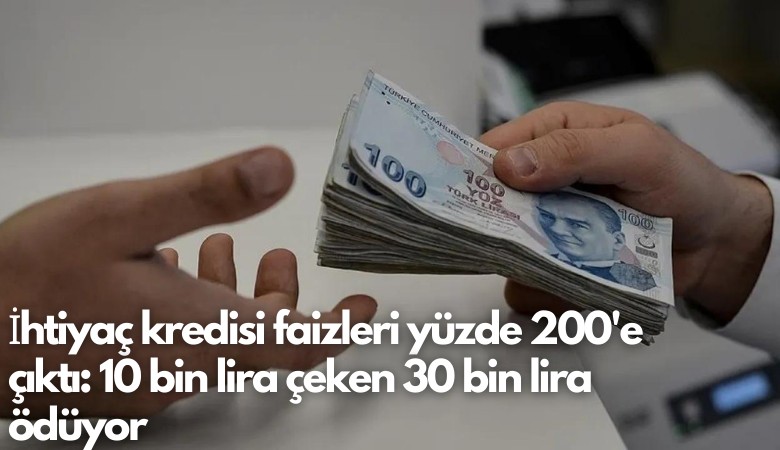 10 bin lira çeken 30 bin lira ödüyor