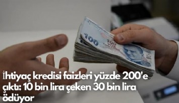 10 bin lira çeken 30 bin lira ödüyor
