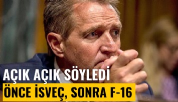 ABD açık açık söyledi: Önce İsveç, sonra F-16