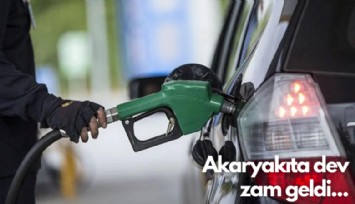 Akaryakıta dev zam geldi: Benzin, motorin ve LPG'ye zam