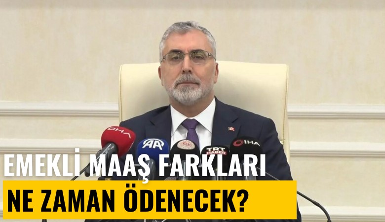 Bakan Işıkhan, emekli aylıklarında farklar için tarih verdi