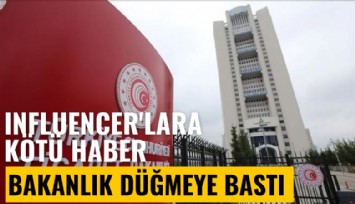 Bakanlık düğmeye bastı: Influencer'lara kötü haber