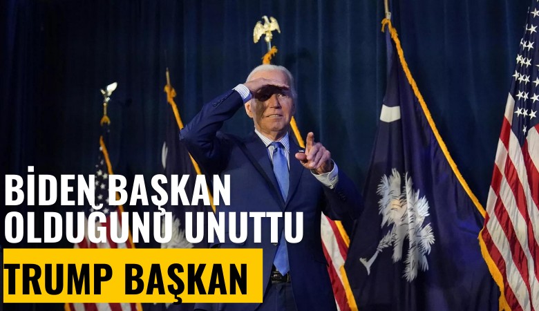 Biden başkan olduğunu unuttu: Trump Başkan!