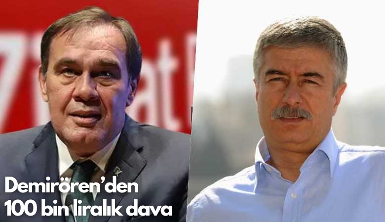 Demirören'den 100 bin liralık tazminat davası