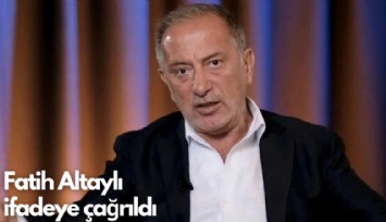 Fatih Altaylı ifadeye çağrıldı
