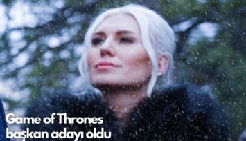 Game of Thrones başkan adayı oldu